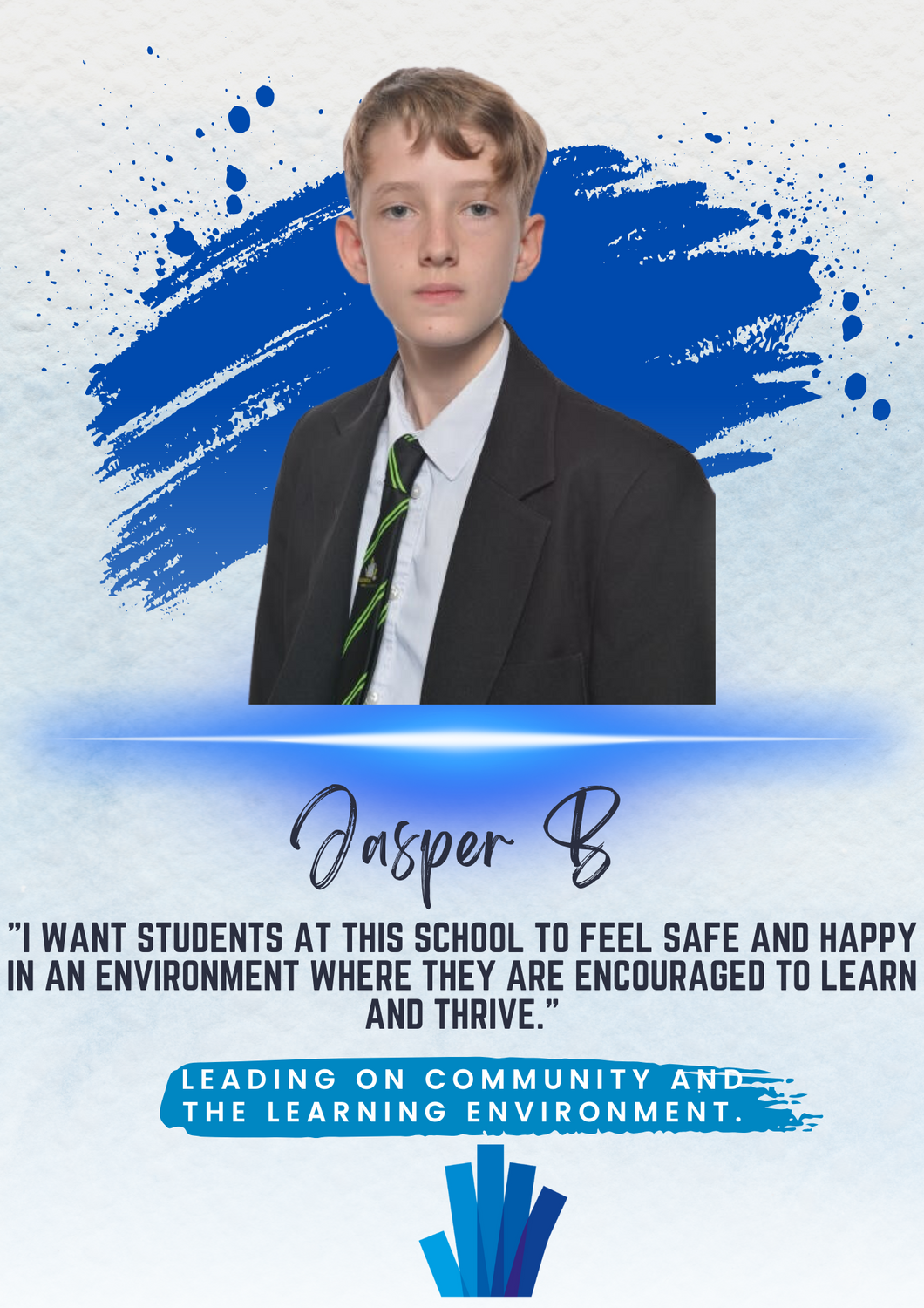 Jasper B election poster